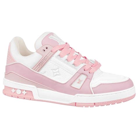 louis vuitton trainer sneaker pink|louis vuitton trainer sneakers men.